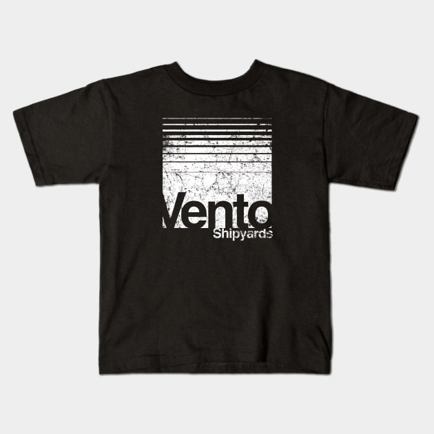 Vento Shipyards Kids T-Shirt by MindsparkCreative